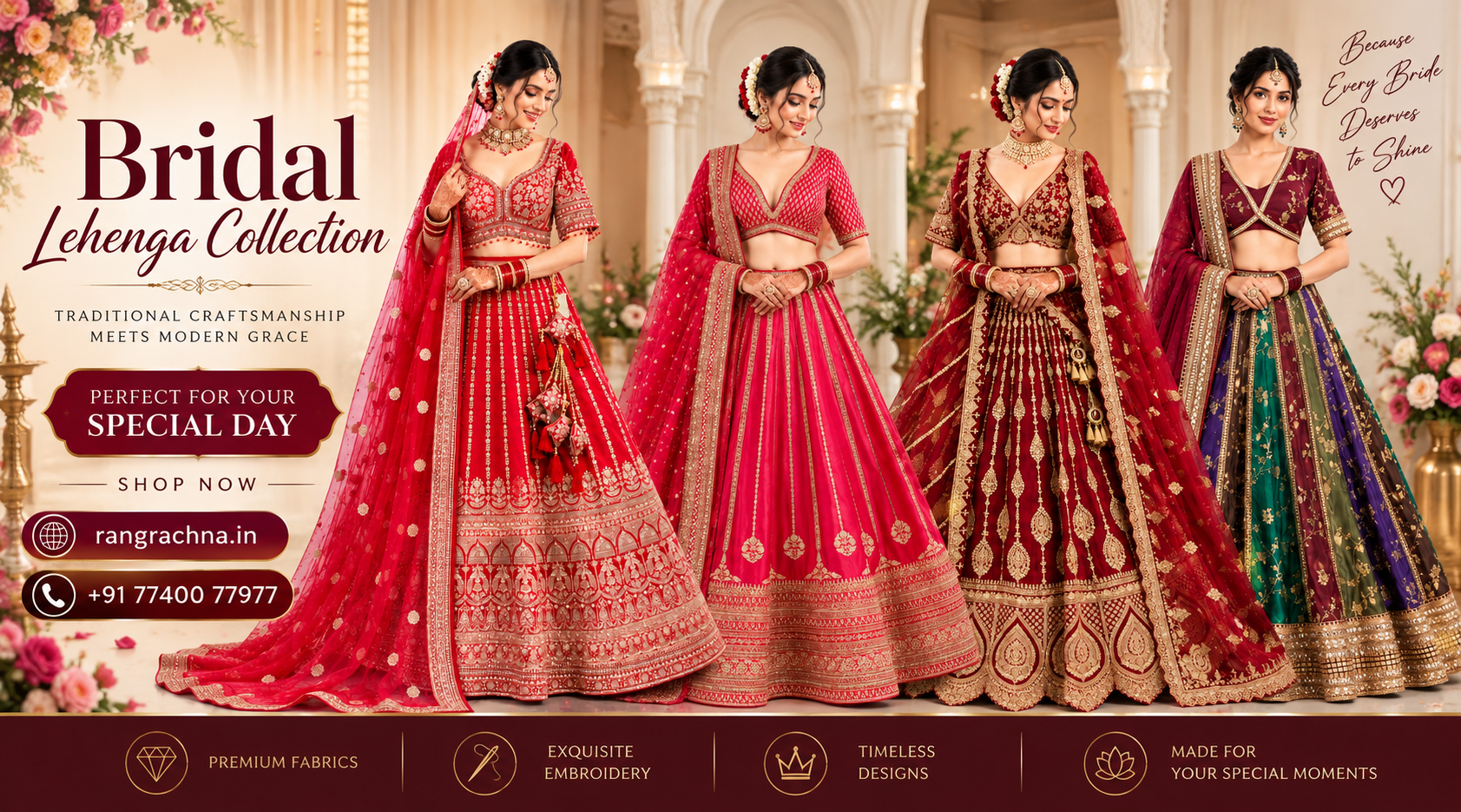 Bridal Lehenga Collection – Timeless Elegance for Your Special Day