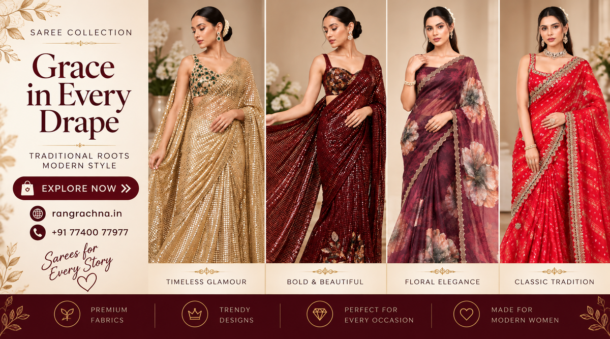 Grace in Every Drape: Discover the Timeless Saree Collection