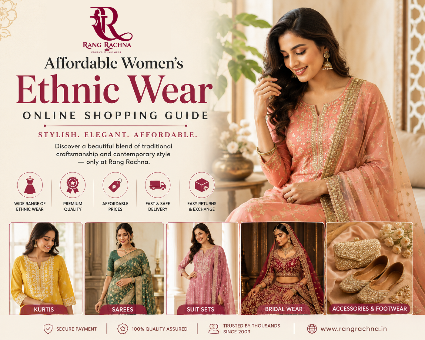 Affordable Women's Ethnic Wear Online Shopping Guide