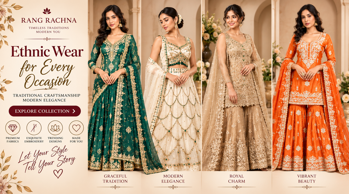 Ethnic Wear for Every Occasion: Timeless Traditions, Modern Elegance