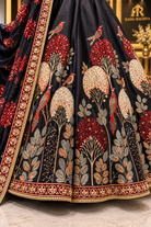Black Lehenga Set with Dupatta - Rang Rachna festive wear